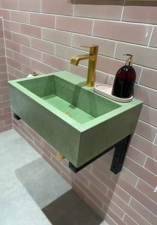 concrete sink - concrete kitchen and bathroom sinks 